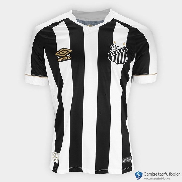 Camiseta Santos Segunda equipo 2018-19 Negro Blanco